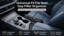 Universal Fit Car Gap Filler Premium Leather Seat Gap Filler Organizer Car SUV Truck Essentials (Black 1 Pack)-8