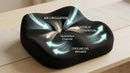 Car Seat Cushion Ergonomic Memory Foam Car Seat Pad for Sciatica Pain Relief Larger Driving Seat Cushion for Car Short Drivers on Long Drives - Butt Cushion for Car Truck Office - Black-1