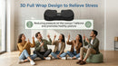 Car Seat Cushion Ergonomic Memory Foam Car Seat Pad for Sciatica Pain Relief Larger Driving Seat Cushion for Car Short Drivers on Long Drives - Butt Cushion for Car Truck Office - Black-4