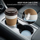 Car Coasters for Cup Holders [4 Pack] - 2.75In Silicone Auto Mug Mats - Universal Non-Slip Recessed Car Interior AccessoriesEther-7