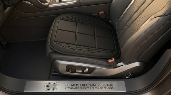 Car Seat Cushion Comfortable Seat Cover for Cars Trucks SUV Van Full Back and Seat Cushion for Driver or Passenger Black 1 Pack