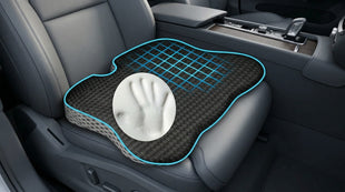 Car Seat Cushion for Driving Office Chair Cushions Non-Slip Sciatica & Lower Back Tailbone Chair Pillow Pad Memory Foam Seat Cushion for Car Seat Driver Truck Desk Wheelchair