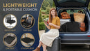 Car Seat Cushion for Driving Office Chair Cushions Non-Slip Sciatica & Lower Back Tailbone Chair Pillow Pad Memory Foam Seat Cushion for Car Seat Driver Truck Desk Wheelchair-5