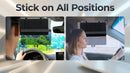 Sun Visor Extender for Car Upgraded Polarized Car Sun Visor Extender with PC Lens Velcro Design Convenient Adjustment Position Filtering Glare UV Rays for Safe Driving Universal for Car SUV-6