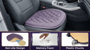 Car Seat Cushion Comfort Memory Foam Driver Seat Cushion Improve Driving View Sciatica and Lower Back Pain Relief Seat Cushions for Car Seat Driver Home Office Chair Wheelchair - Gray-3