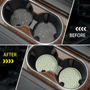Car Coasters for Cup Holders [4 Pack] - 2.75In Silicone Auto Mug Mats - Universal Non-Slip Recessed Car Interior AccessoriesDesert Sage-5