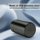 Car Ashtray with Lid Smell Proof Stainless Steel Portable Ash Tray for Car Cup Holder Detachable Windproof Extinguished Cigarette Bucket Automotive Ashtrays for Outdoor Home Office Black-7