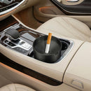 Car Ashtray with Lid Smell Proof Stainless Steel Portable Ash Tray for Car Cup Holder Detachable Windproof Extinguished Cigarette Bucket Automotive Ashtrays for Outdoor Home Office Black-1