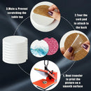 Ceramic Sublimation Blanks Car Coasters for Car Cup with Finger Notch for Easy Removal Ceramic Car Cupholder Auto Cupholder Keep Vehicle from Cold Drink Sweat Stain Spill (12)-4