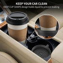 Car Cup Holder Coasters [4 Pack] Silicone Cups Mats Automotive Universal Non-Slip Recessed Interior Accessories Black-6