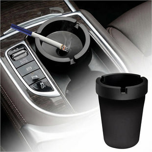 Car Ashtray with Lid Smell Proof High Grade Detachable Smokeless Ashtray for Car Cup Holder Multifunctional CCar Interior Accessories Portable Ashtray Fits Truck SUV Home Office Outdoor