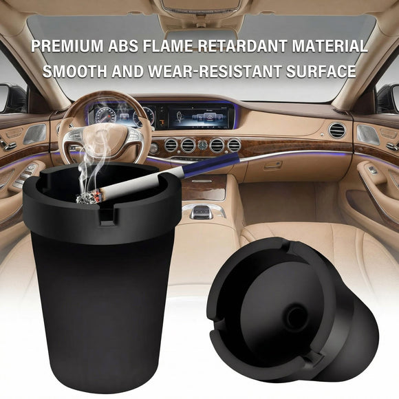 Car Ashtray with Lid Smell Proof High Grade Detachable Smokeless Ashtray for Car Cup Holder Multifunctional CCar Interior Accessories Portable Ashtray Fits Truck SUV Home Office Outdoor