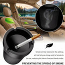 Car Ashtray with Lid Smell Proof High Grade Detachable Smokeless Ashtray for Car Cup Holder Multifunctional CCar Interior Accessories Portable Ashtray Fits Truck SUV Home Office Outdoor-3