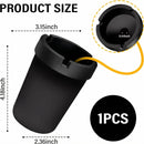 Car Ashtray with Lid Smell Proof High Grade Detachable Smokeless Ashtray for Car Cup Holder Multifunctional CCar Interior Accessories Portable Ashtray Fits Truck SUV Home Office Outdoor-2