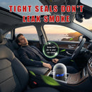 Car Ashtray with Lid Detachable Stainless Smokeless Auto Ashtray Portable Mini Vehicle Trash Can with LED Blue Light Universal Interior Accessories for Cup Holder (Blue 1 PC)-6