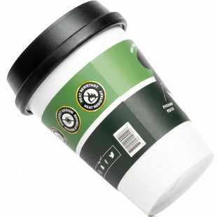 HEMPER Cache Cup: Odor-Proof Car Ashtray with Heat-Resistant Silicone Lid | Discreet for On-the-Go Smokers | Fits All Standard Cup Holders (White)