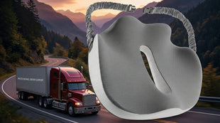Truck Seat Cushion for Truck Driver Seat Cushion Upgraded Back Support Thick and Firm Memory Foam Pain Relief for Hours of Driving Maximum Tush Comfort and Trucker Approved