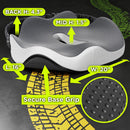Truck Seat Cushion for Truck Driver Seat Cushion Upgraded Back Support Thick and Firm Memory Foam Pain Relief for Hours of Driving Maximum Tush Comfort and Trucker Approved-11