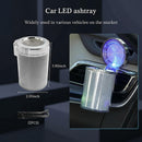 Car Ashtray with Blue LED Light Smell Proof Smokeless Auto Ashtray with Lid Portable Mini Car Trash Can Universal Vehicle Cup Holder Air Vent Ashtray for Car Home Office (Colorful)-2
