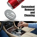 Car Cup Holder Coasters 4 Pack - American Flag 2.75 Inch Anti Slip Shockproof Drink Mat - Vehicle Interior Decor Accessories Grey-5