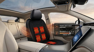 Car Seat Cushions Car Seat Cover Foldable Portable Seat Cover for Back and Seat Cushions with Bottom Anti Slip Silicon(1 Pack/Black)