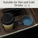 Car Coasters Silicone [4 Pack] 2.75in Universal Mats Non-Slip Embedded Car Interior Accessories Car Cup Holders Insert Coasters DecorDark Blue-5