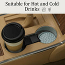 Car Coasters Silicone [4 Pack] 2.75in Universal Mats Non-Slip Embedded Car Interior Accessories Car Cup Holders Insert Coasters DecorLight Blue-5