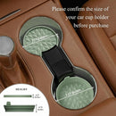 Car Coasters Silicone [4 Pack] 2.75in Universal Mats Non-Slip Embedded Car Interior Accessories Car Cup Holders Insert Coasters DecorSage Green-6