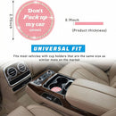 4 PCS Bling Car Cup Coaster 2.75 Inch Anti-Slip Cup Holder Insert Coasters Universal Crystal Rhinestone Auto Drink Car Cup Mat Interior Car Accessories for Women Girls (Pink)-3