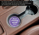 2 Pack Bling Car Cup Holder Coaster 2.75 Inch Anti-Slip Auto Insert Cup Coaster Crystal Car Drink Cup Mat Perfect for Women Girls Universal Interior Decor Accessories (Purple)-6