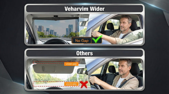Sun Visor Extender for Cars Polarized Car Visor Extender Sun Blocker UV400 Adjustable Visor Extension for Car Visor Clip on Universal (Universal(1 Pack))
