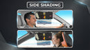 Polarized Sun Visor for Car with Organizer Upgraded Adjustable Visor Extension Handmade PU Leather Universal Sun Visor Extender Protects from Sun Glare UV Rays Snow Blindness-5