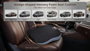 Premium Car Seat Cushion for Enhanced Comfort - 100% Polyurethane Wedge-Shaped Memory Foam Design Improves Driving Visibility & Relieves Sciatica and Coccyx Pain.-7