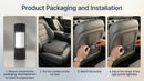 Premium Car Seat Cushion for Enhanced Comfort - 100% Polyurethane Wedge-Shaped Memory Foam Design Improves Driving Visibility & Relieves Sciatica and Coccyx Pain.-3