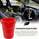Car Ashtray Smokeless Smellproof Windproof Self-Extinguishing Auto Ashtray Portable Mini Vehicle Cigarette Trash Can Fits Most Cup Holder for Home Office Car Accessories (Red)-5