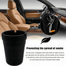 Car Ashtray Smokeless Smellproof Windproof Self-Extinguishing Auto Ashtray Portable Mini Vehicle Cigarette Trash Can Fits Most Cup Holder for Home Office Car Accessories (Black)-5
