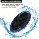 4PCS Car Cup Holder Coasters 2.75 Inch Non-Slip Insert Water Bottle Holder Pads Dustproof Automotive Interior Accessories Mat Universal for Vehicles Trucks RVs and MoreBlack/Blue-6