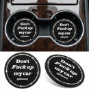 2 PCS Bling Car Cup Coaster 2.75 Inch Anti-Slip Cup Holder Insert Coasters Crystal Rhinestone Auto Drink Car Cup Mat for Women Girls Universal Interior Car Accessories (Black)-6