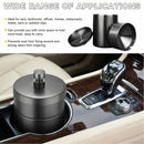 Car Ashtray with Lid Stainless Steel Smokeless Smell Proof Auto Ash Tray Detachable Mini Portable Cup Holder Cigarette Ashtray for Vehicle Office Home Car Accessories (Black)-5