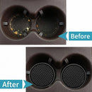 Car Cup Holder Coaster for Cup Holders 4PCSAnti-Slip Automotive Car Coaster Insert Universal Car Drink Coaster for Women Men (Black)-5