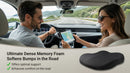 Adult Booster Car Seat Cushion Wedge Memory Foam Pad for Driving Seat Effectively Increase Height by 3.94 inch Car Travel Accessories for Long Trips (Black)-7