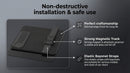 Polarized Car Sun Visor Extender Upgraded Polarized Visor Extender Sun Blocker UV400 Universal Visor Extension for Car Adjustable Sun Visor Glare UV Protector-Black-4