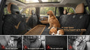 Honest Back Seat Extender for Dogs - Dog Car Hammock with Hard Bottom 400lbs Capacity Waterproof Standard Black-3