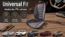 Car Seat Cushion with Back Support Pillow Comfy Lumbar Support & Seat Cushion Memory Foam Driving Pillow for Back-Sciatica Pain Relief Auto Pad Suitable for Car Truck SUV - Dark Grey-7