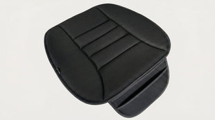 Premium Car Seat Cushion Driver Cushion with Comfort Memory Foam & Non-Slip Rubber Bottom Car Seat Pad Works with 95% of Vehicles and Office Chair or Home (4D Mesh - Black)