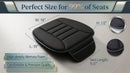 Premium Car Seat Cushion Driver Cushion with Comfort Memory Foam & Non-Slip Rubber Bottom Car Seat Pad Works with 95% of Vehicles and Office Chair or Home (4D Mesh - Black)-2