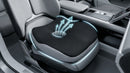 Car Seat Cushion Ergonomic Memory Foam Car Cushion for Sciatica Pain Relief Larger Driving Seat Pillow for Short Drivers on Long Drives - Butt Pillow for Truck Office Wheelchair - Black&Gray-1
