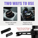 Car Ashtray with Lid Detachable Auto Ashtray with Led Light Portable Ashtray for Most Car Cup Holder and Air Vent Home Office Universal Interior Car Accessories (Rose Gold)-5