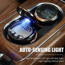 Car Ashtray with Lid Detachable Auto Ashtray with Led Light Portable Ashtray for Most Car Cup Holder and Air Vent Home Office Universal Interior Car Accessories (Rose Gold)-3