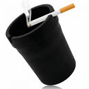 Car Ashtray Smokeless Smellproof Self-Extinguishing Auto Ashtray Portable Mini Vehicle Cigarette Trash Can for Home Office Universal Car Ashtray Fits Most Cup Holder (Black)-1